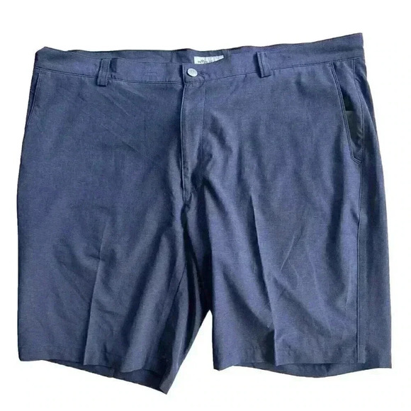 Peter Millar Shorts Mens Size 42 Navy Blue Chino Performance Hybrid Golf Stretch - Picture 1 of 4